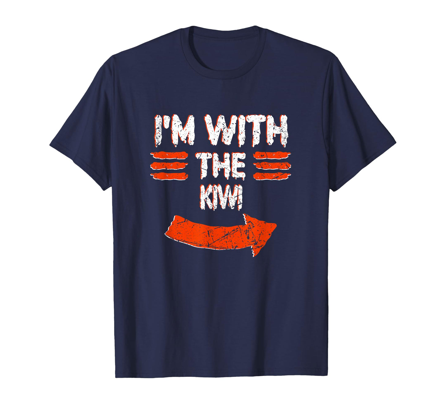 Vintage I'm With the Kiwi Lazy Halloween Costume T-Shirt