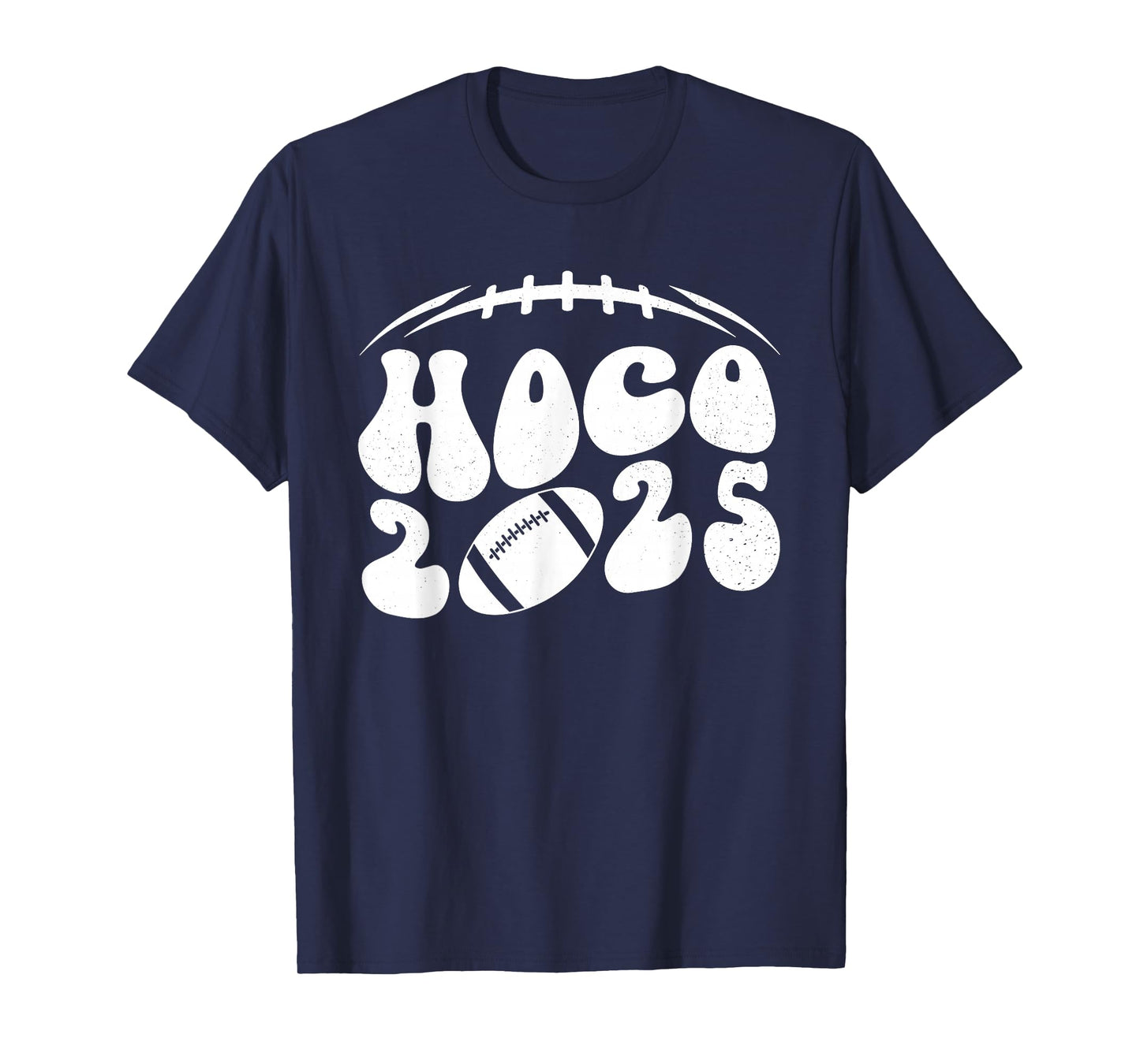 Hoco 2025 Homecoming Funny Football Game Day School Reunion T-Shirt
