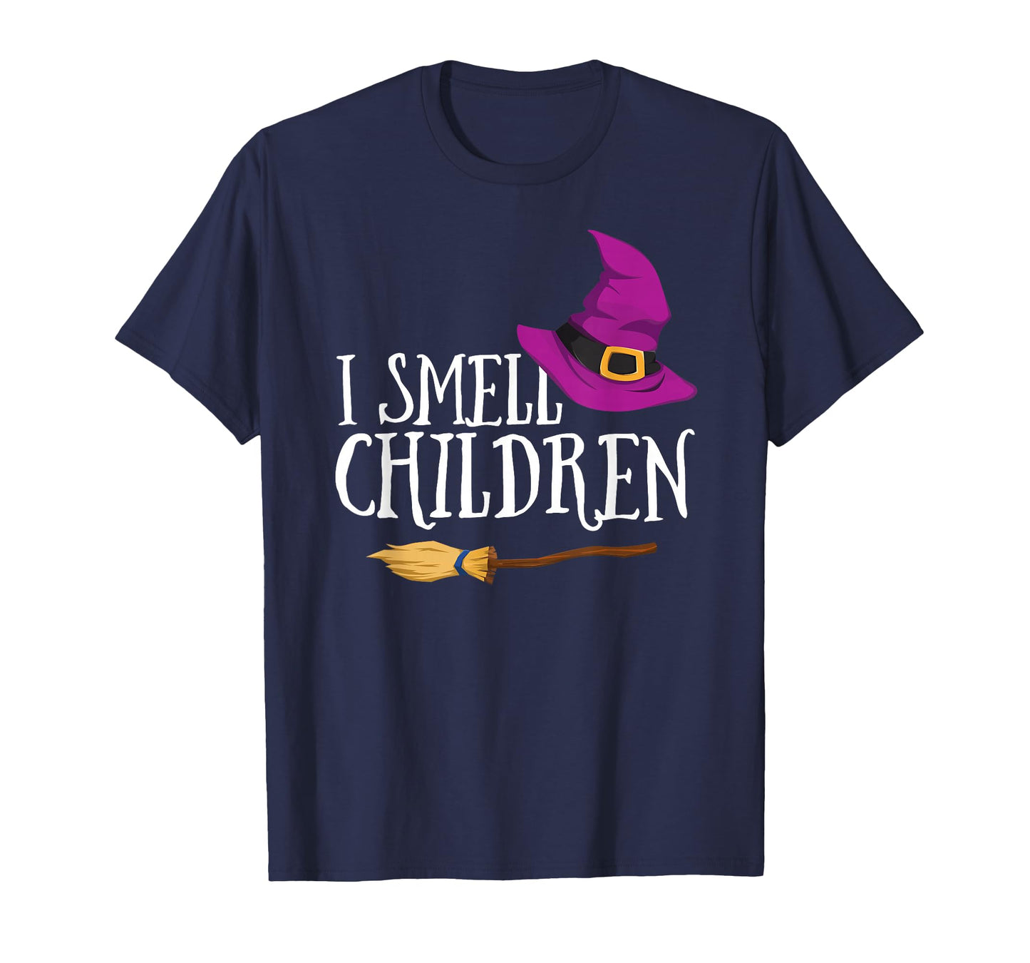 I Smell Children Teacher Halloween Witch Fall Easy Costume T-Shirt