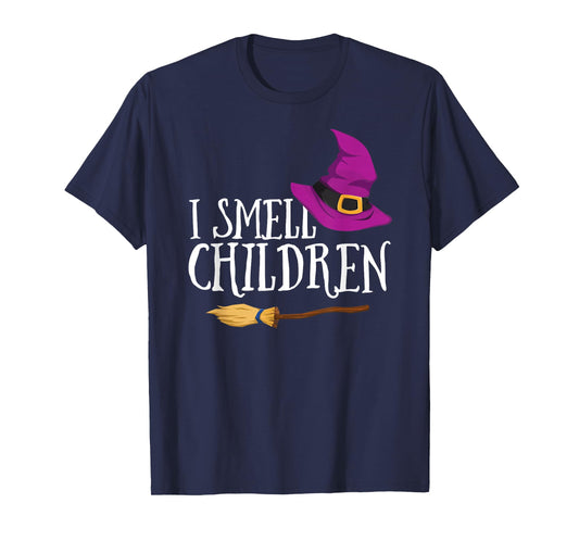 I Smell Children Teacher Halloween Witch Fall Easy Costume T-Shirt