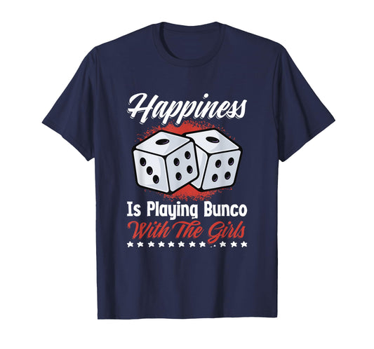 Playing Bunco With Girls Game Night Funny Bunco Player T-Shirt