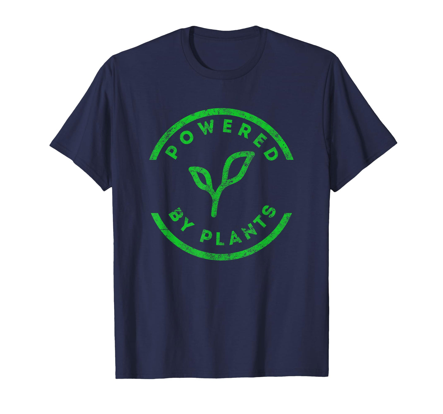 Powered By Plants T-Shirt Vegan Workout Shirt T-Shirt