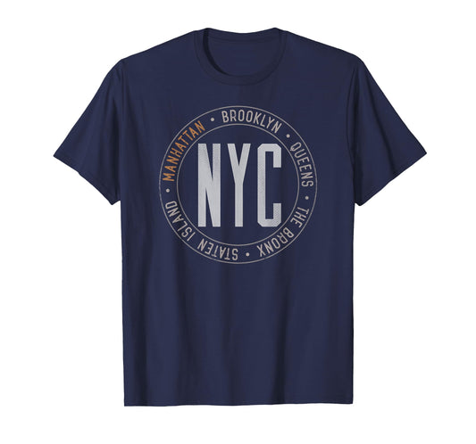 MANHATTAN New York Boroughs Five Boroughs NYC Manhattanites T-Shirt