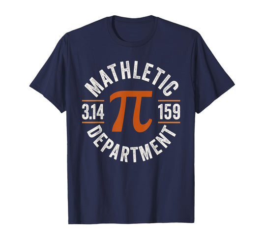 Pi Shirt Teacher Mathletic Department Vintage 3.14 Pi day T-Shirt