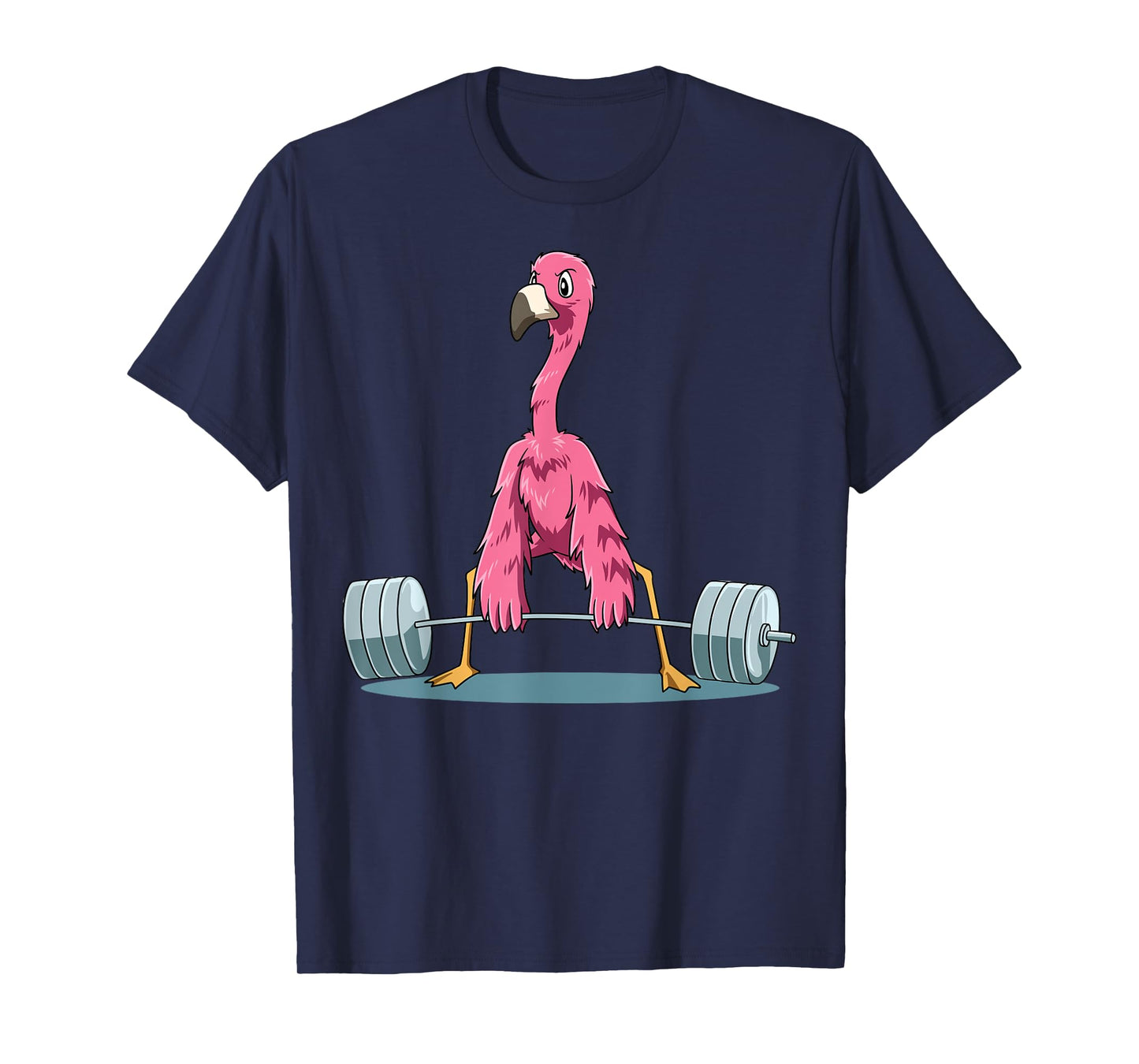 Weightlifting Flamingo Deadlifting Flamingo Powerlifting Gym T-Shirt