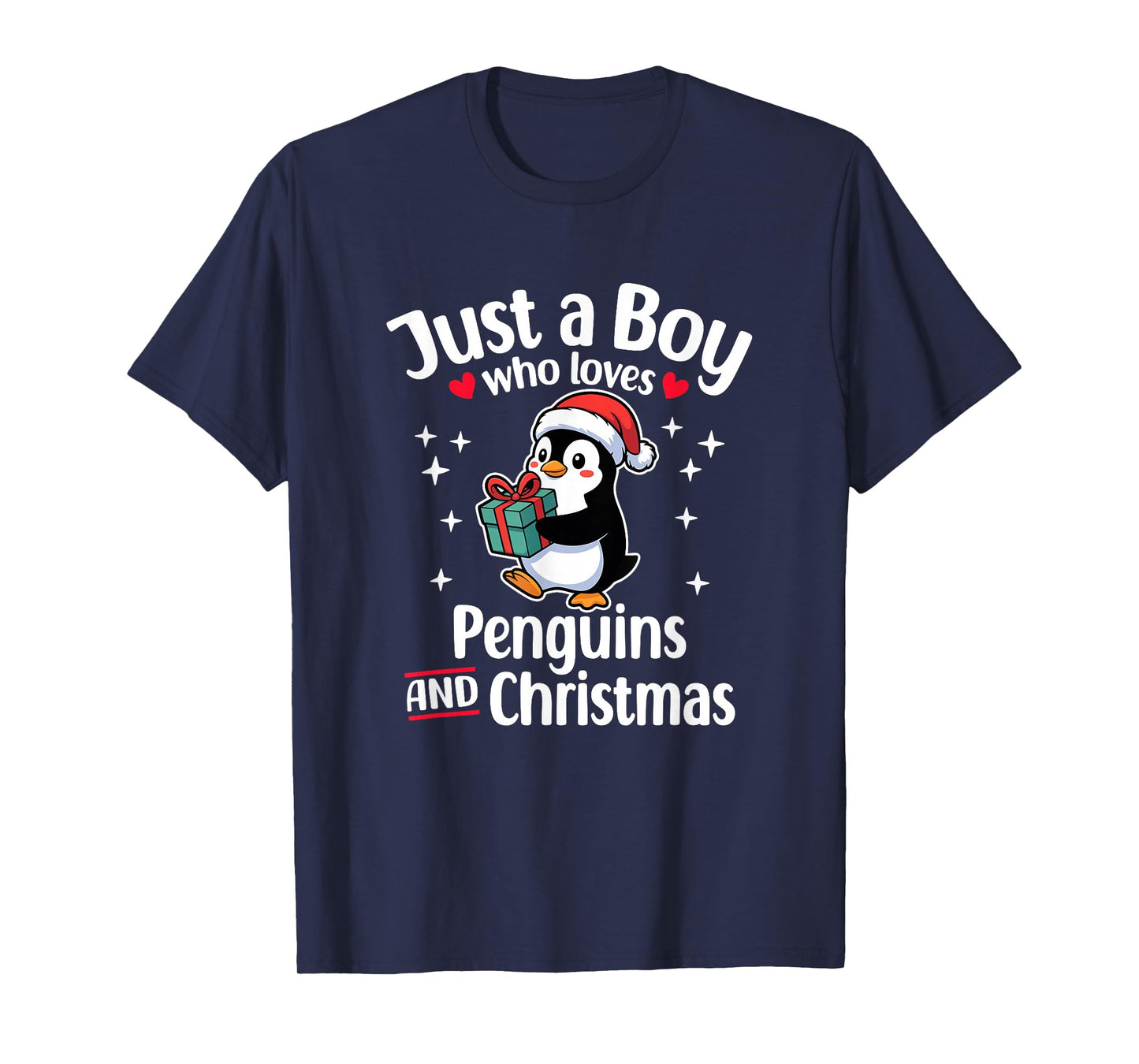 Just a Boy Who Loves Penguins Hot Cocoa T-Shirt