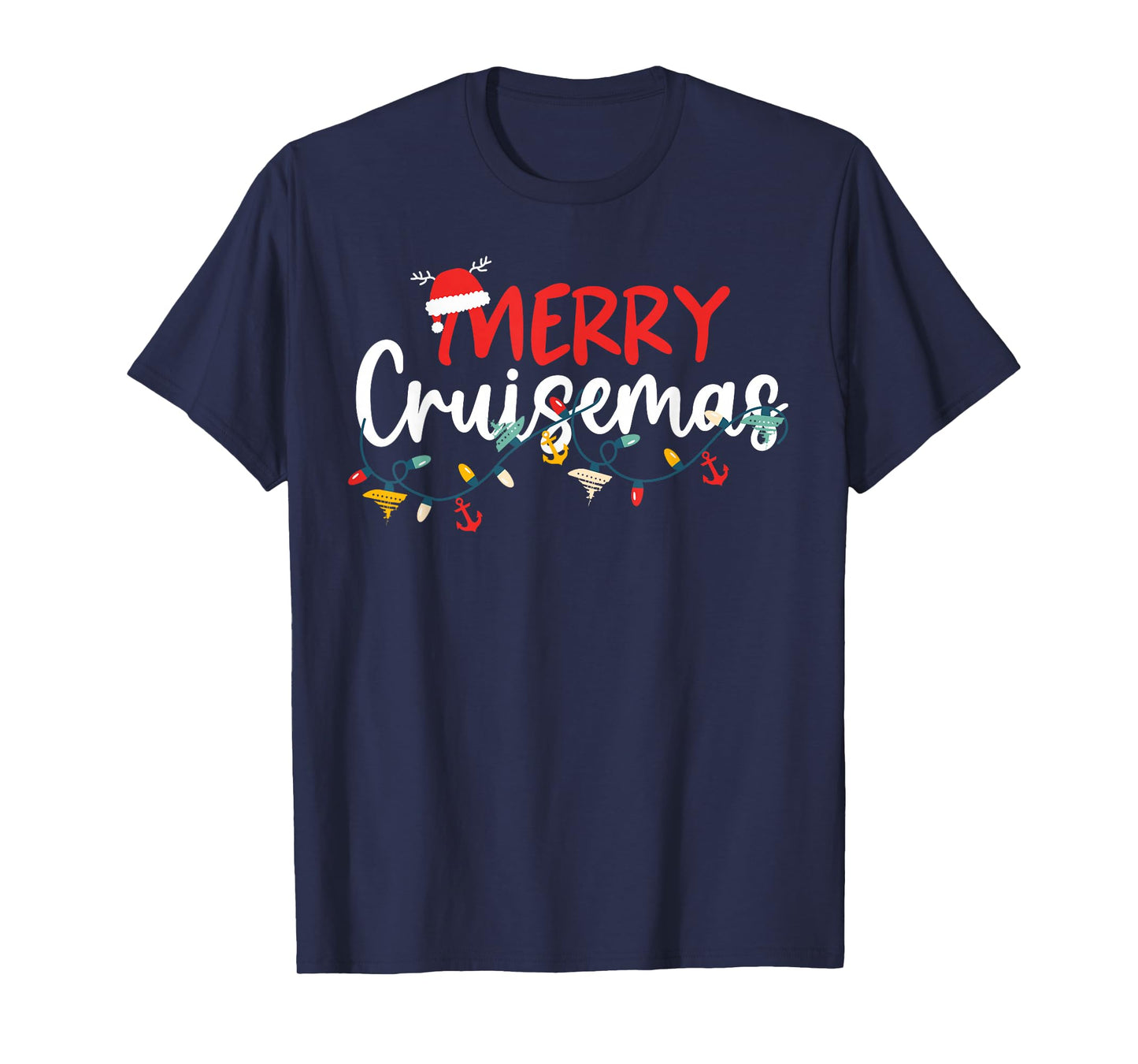 Merry Cruisemas Christmas Xmas Cruise Family Pajamas Holiday T-Shirt