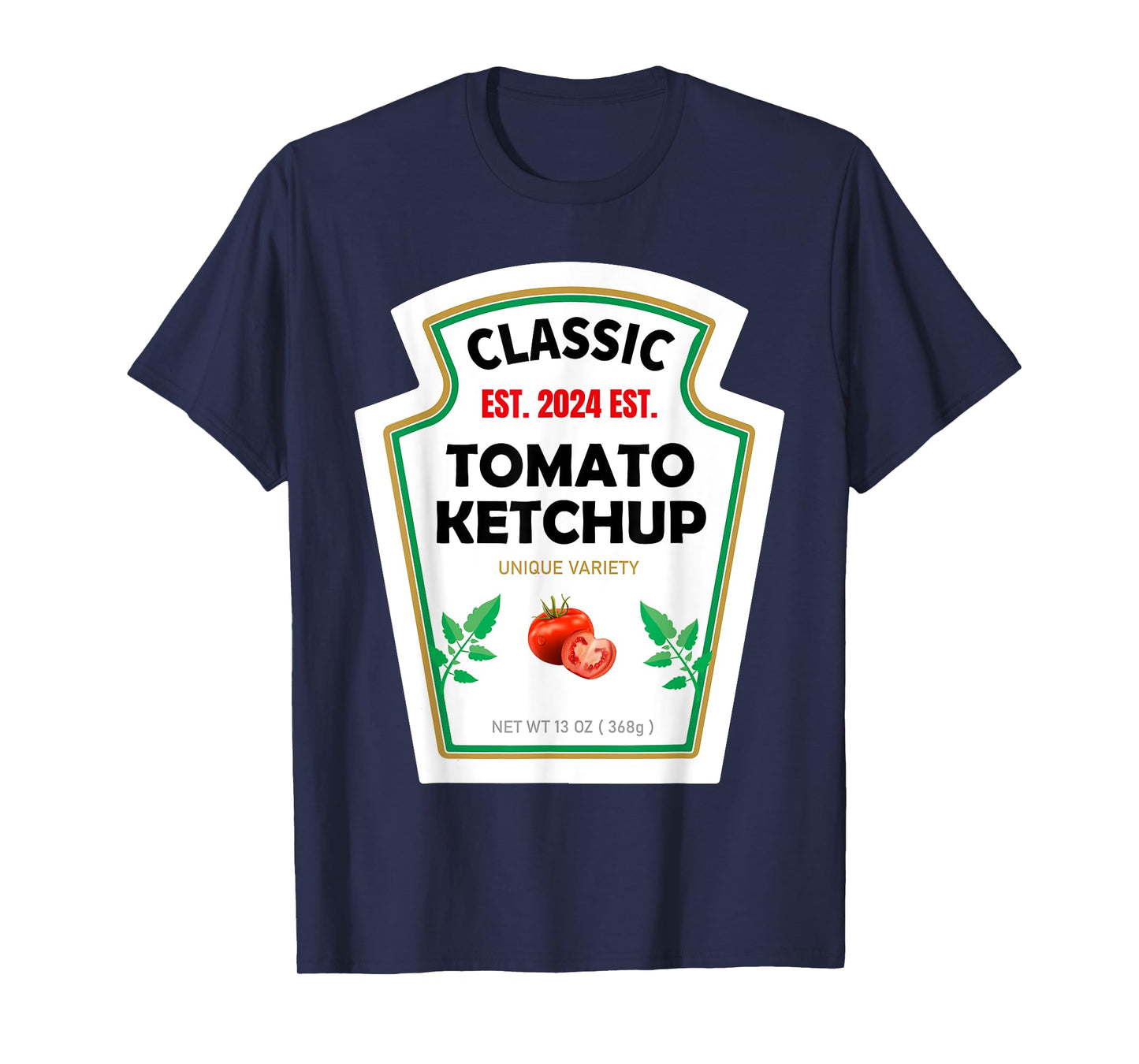 Red Ketchup DIY Costume Matching Couples Groups Halloween T-Shirt