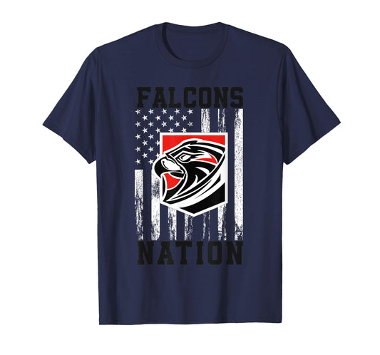Fairfield Union Falcons Logo Nation HS T-Shirt