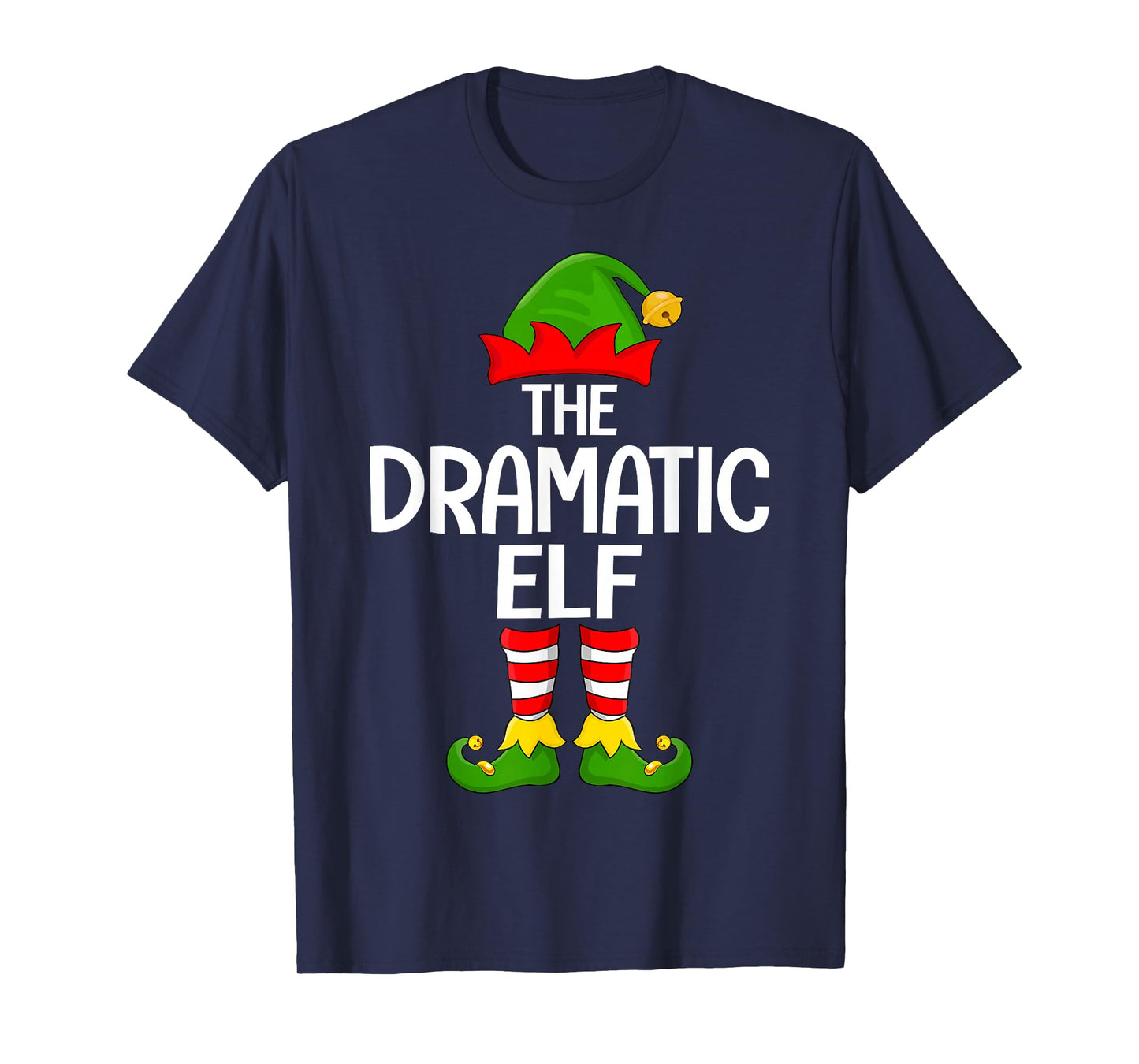Dramatic Elf Xmas Matching Family Elf Squad Christmas T-Shirt