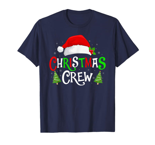 Matching Family Xmas Santa Squad Christmas Crew Pajamas T-Shirt