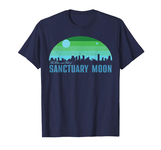 Retro The Rise And Fall Of Sanctuary Moon T-Shirt