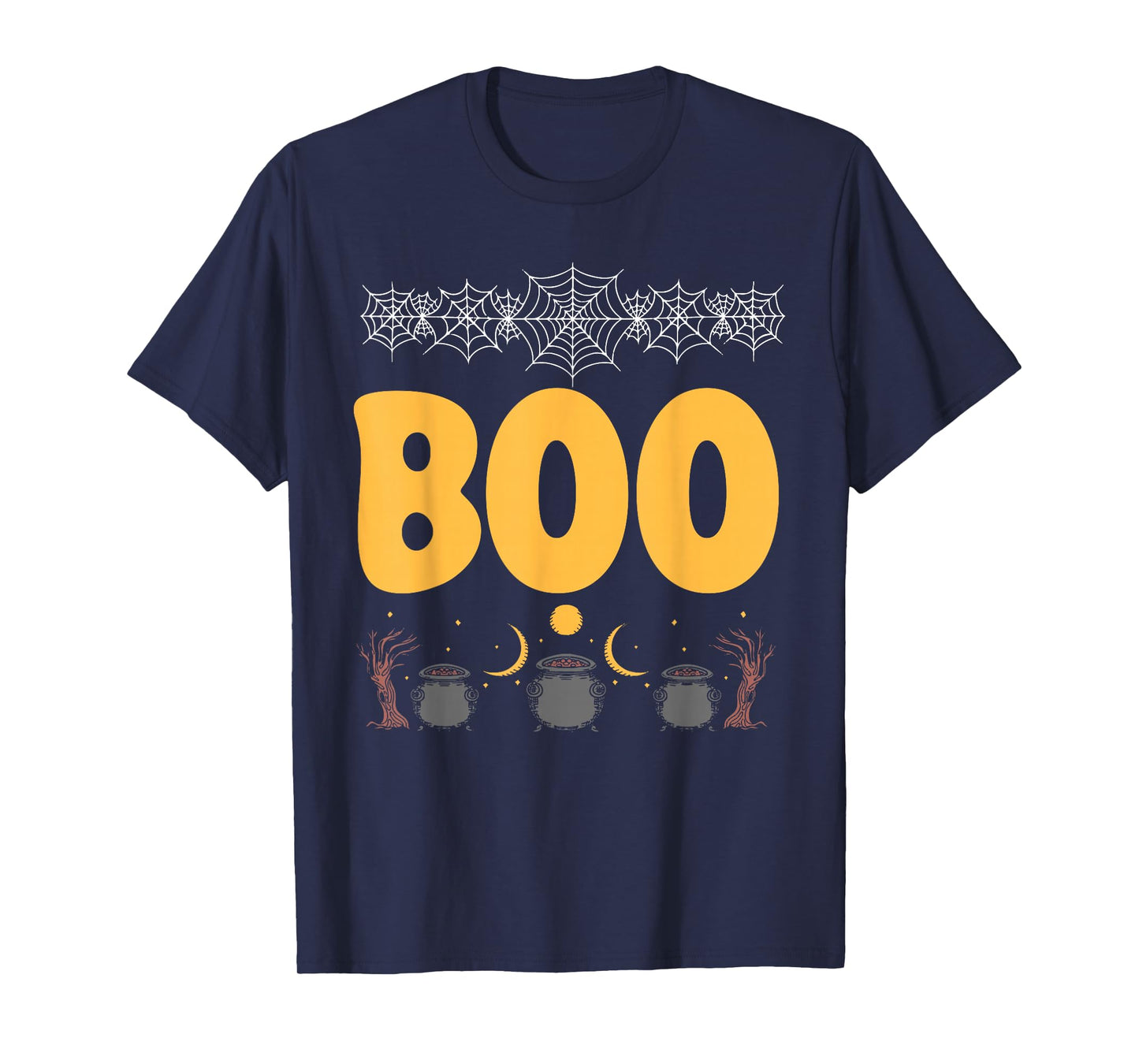 Boo Halloween Spider Witch Trick or Treat Halloween Lover T-Shirt