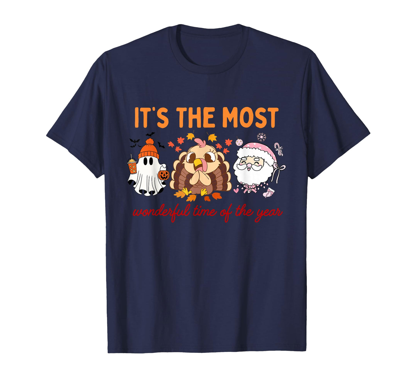 It's The Most Wonderful Time of The Year HalloThanksMas T-Shirt
