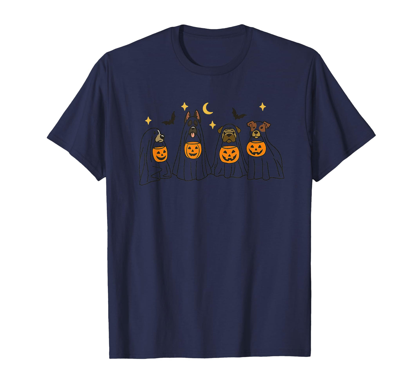 Dog Ghost Witch Mummy Halloween Costume Men Women Boy Girl T-Shirt