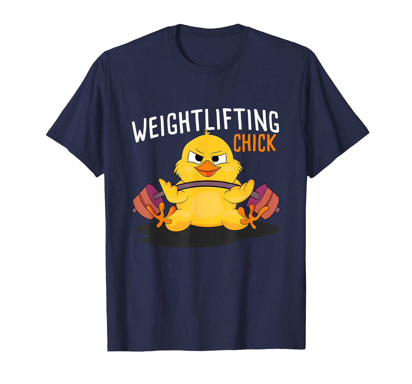 Weightlifting Chick Bodybuilding Workout Gym Women Fitness T-Shirt