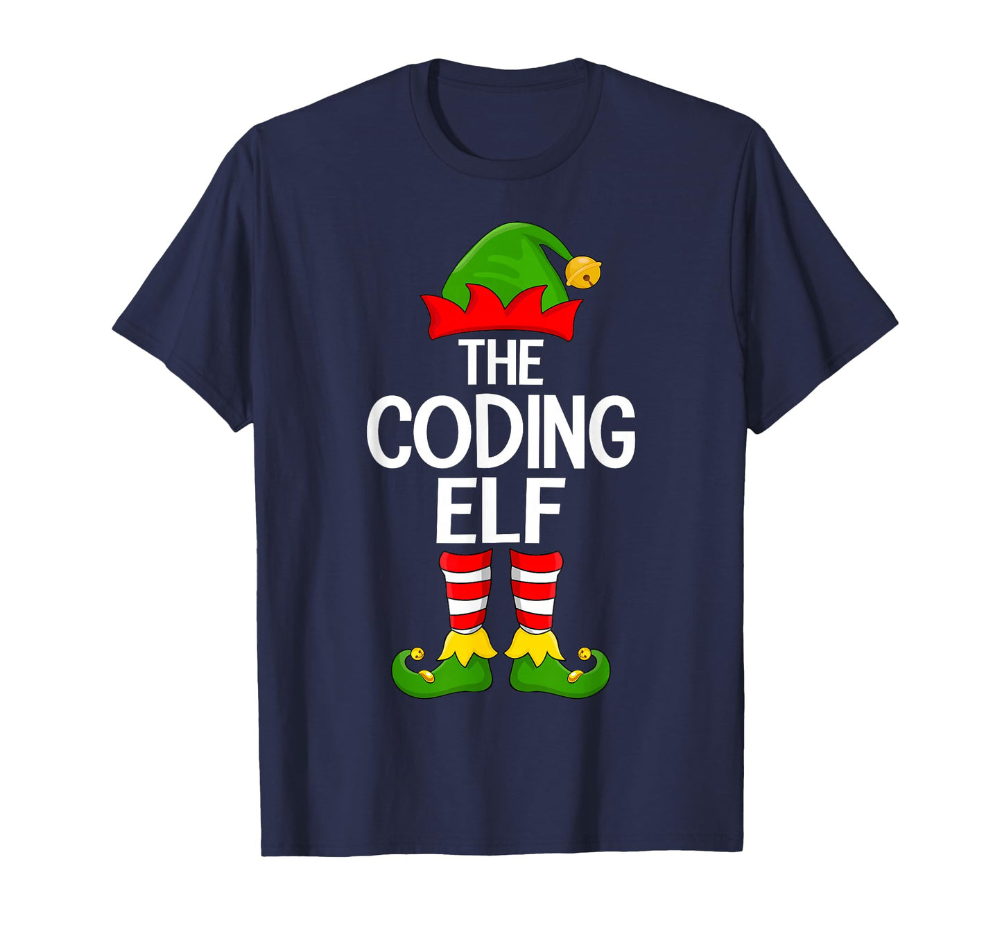 Coding Elf Xmas Matching Family Elf Squad Christmas T-Shirt