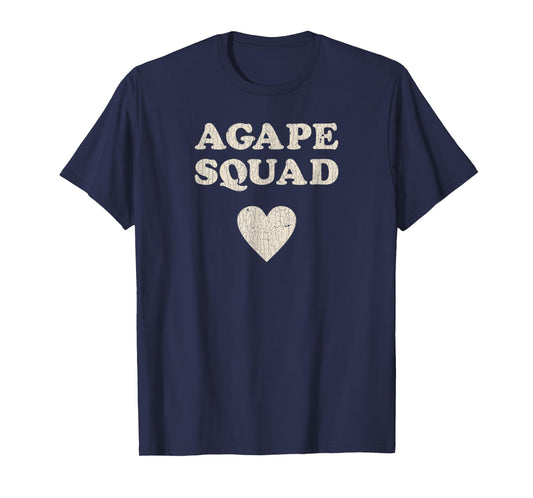 Vintage Retro Proud Christian in Jesus - Agape Squad T-Shirt