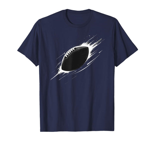 American Football Minimal Football Graphic T-Shirt