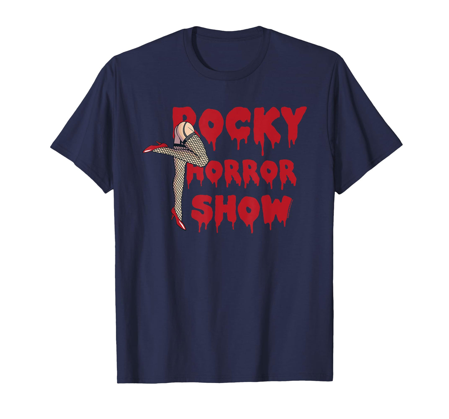 Rocky Horror Show Legs With Logo Block T-Shirt