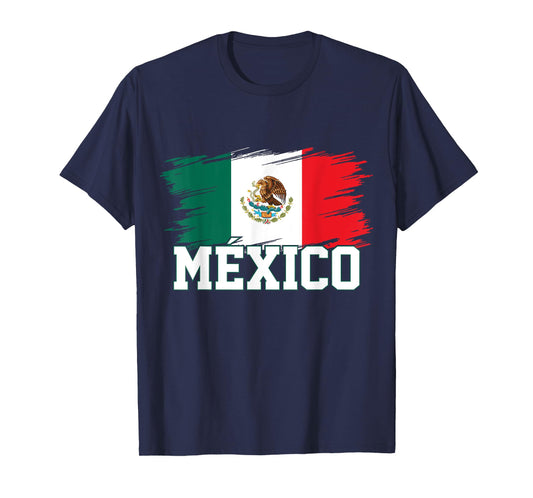 Boys Girls Mexico Jersey National Pride Mexico Flag Kids T-Shirt