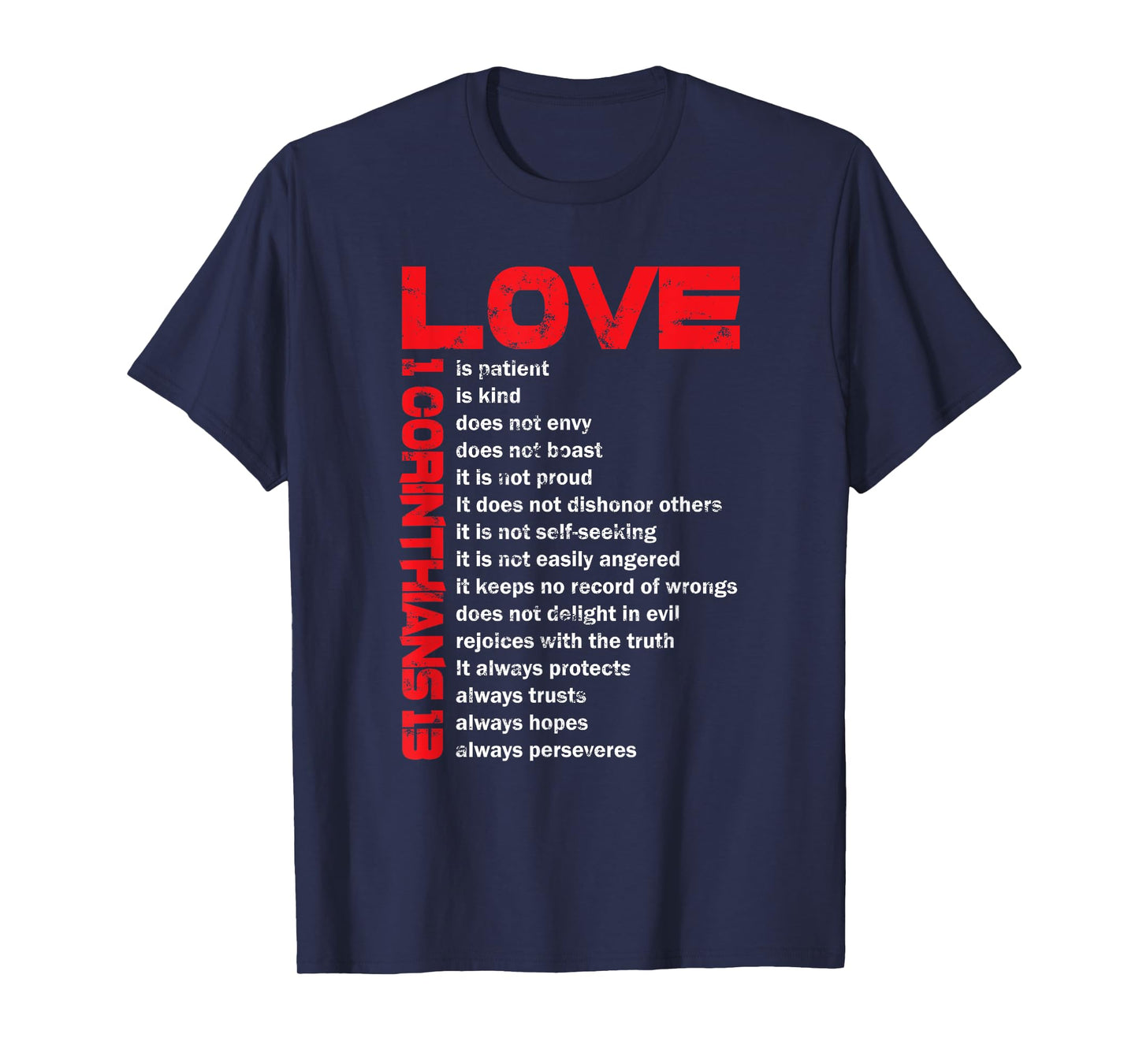 Love Is Patient 1 Corinthians 13 Gift for Christian T-Shirt