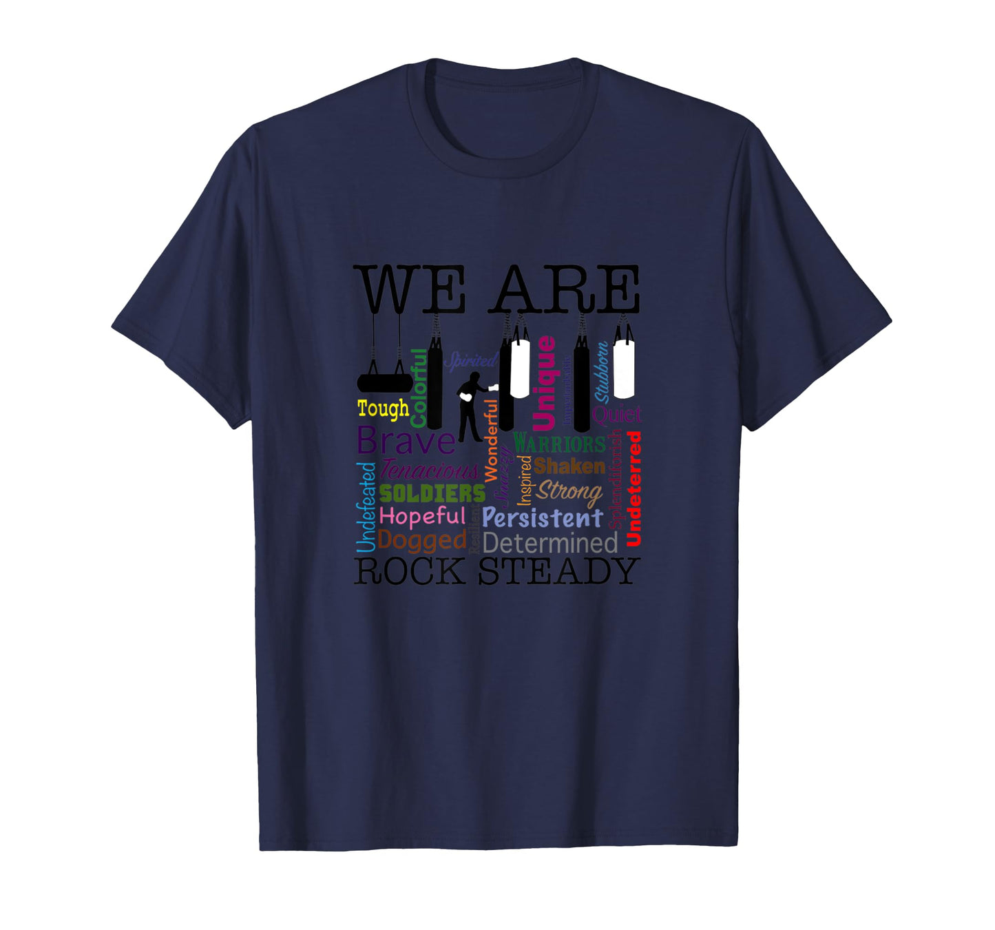 We are Rock Steady Women's Boxing Word Art T-Shirt