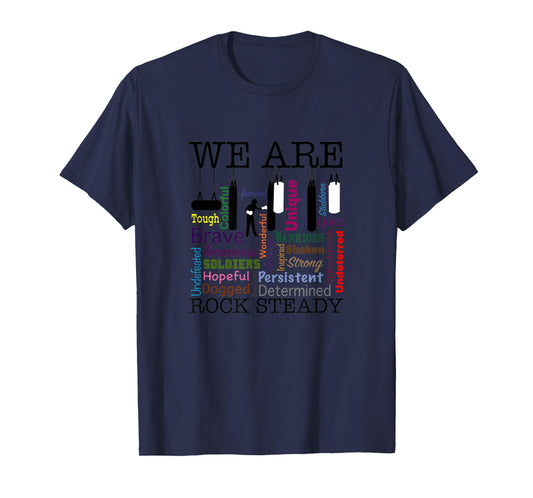 We are Rock Steady Women's Boxing Word Art T-Shirt
