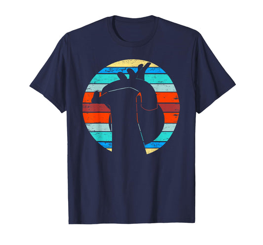 Vintage Workout Kettlebell Retro Sunset Gym Fitness Gift T-Shirt