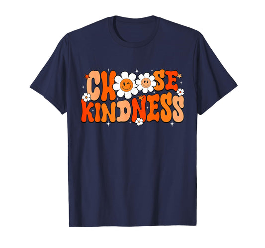 Choose Kindness Shirt Retro Be Kind Inspirational Unity Day T-Shirt
