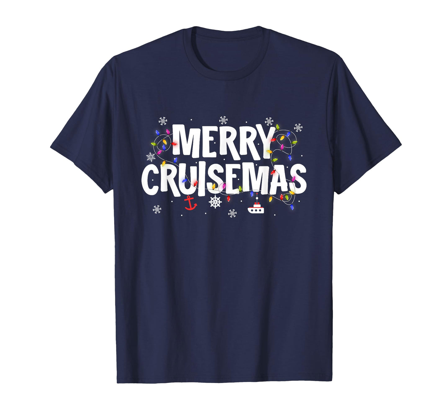 Merry Cruisemas Cruise Ship Family Cruising Christmas T-Shirt
