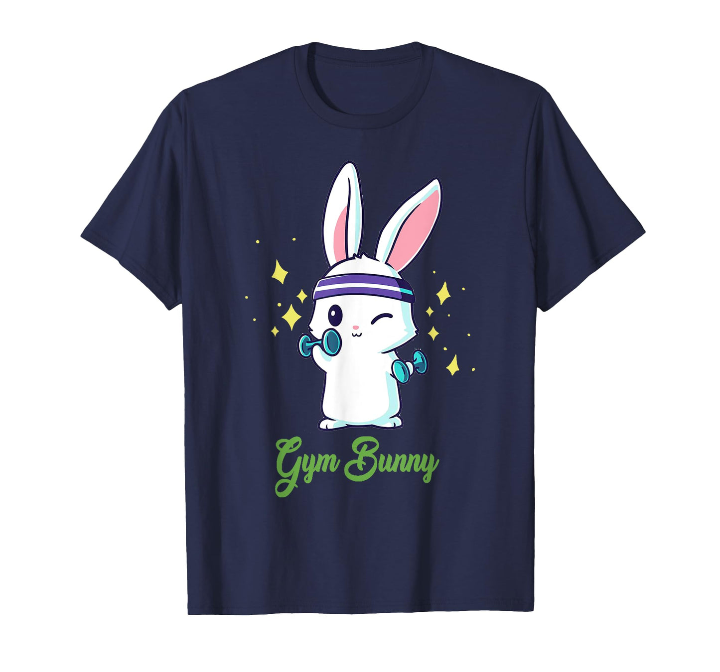 Gym Bunny Unisex Fitness Rabbit Lover Gym Workout T-Shirt T-Shirt