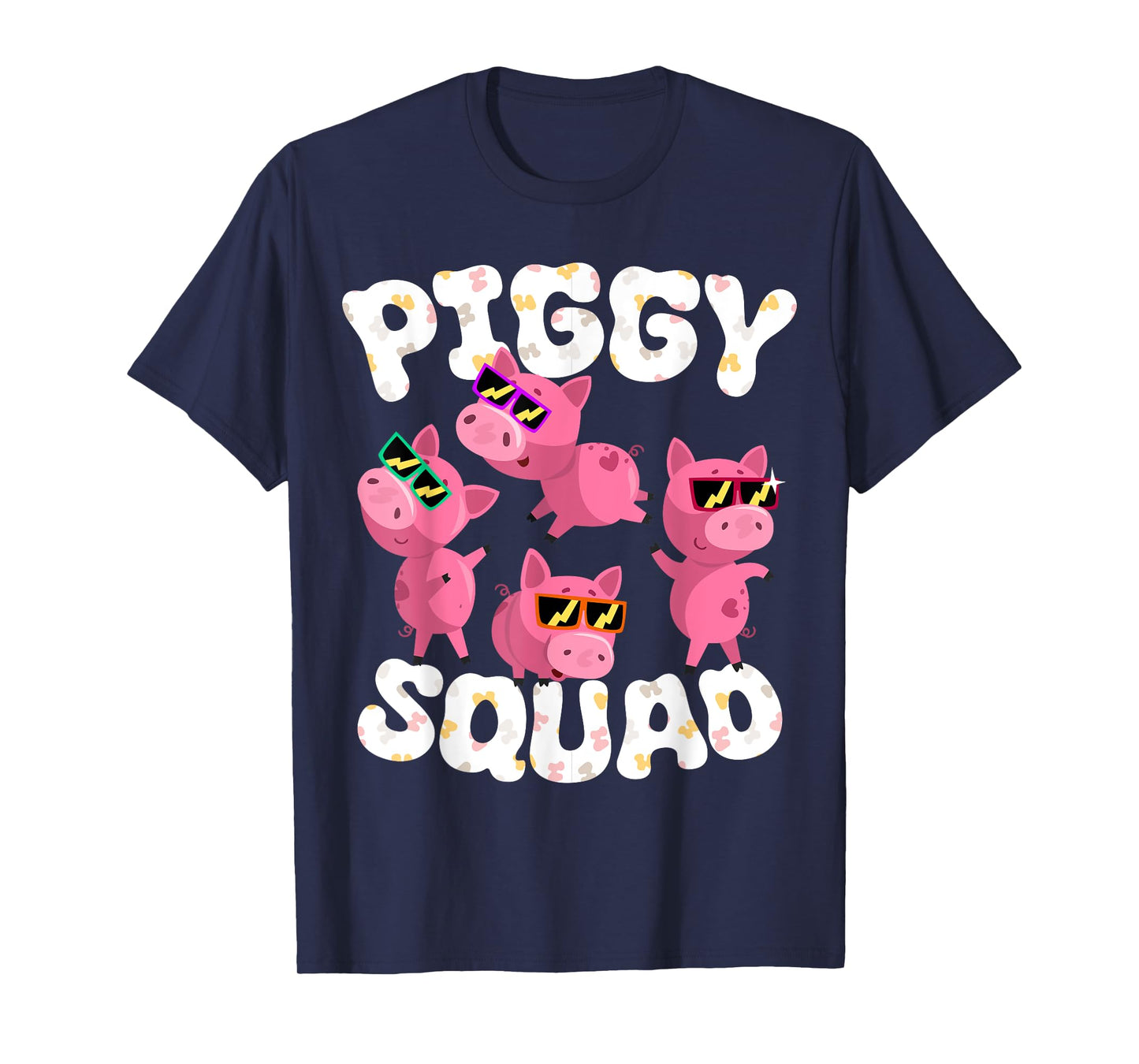 Piggy Squad Pig Farmer Animal Lovers Farming Farm T-Shirt