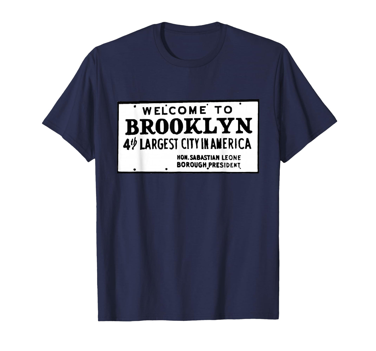 Old School Retro Welcome To Brooklyn Sign T-Shirt