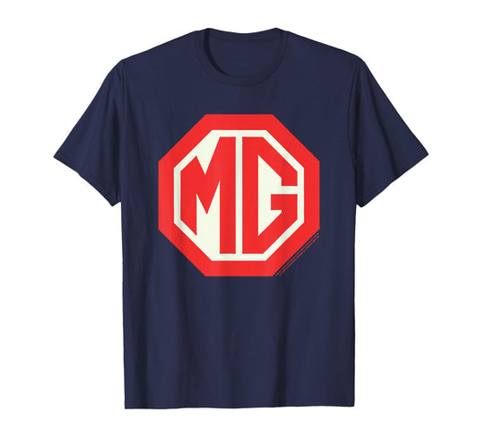 MG Car Retro Red Badge Logo T-Shirt