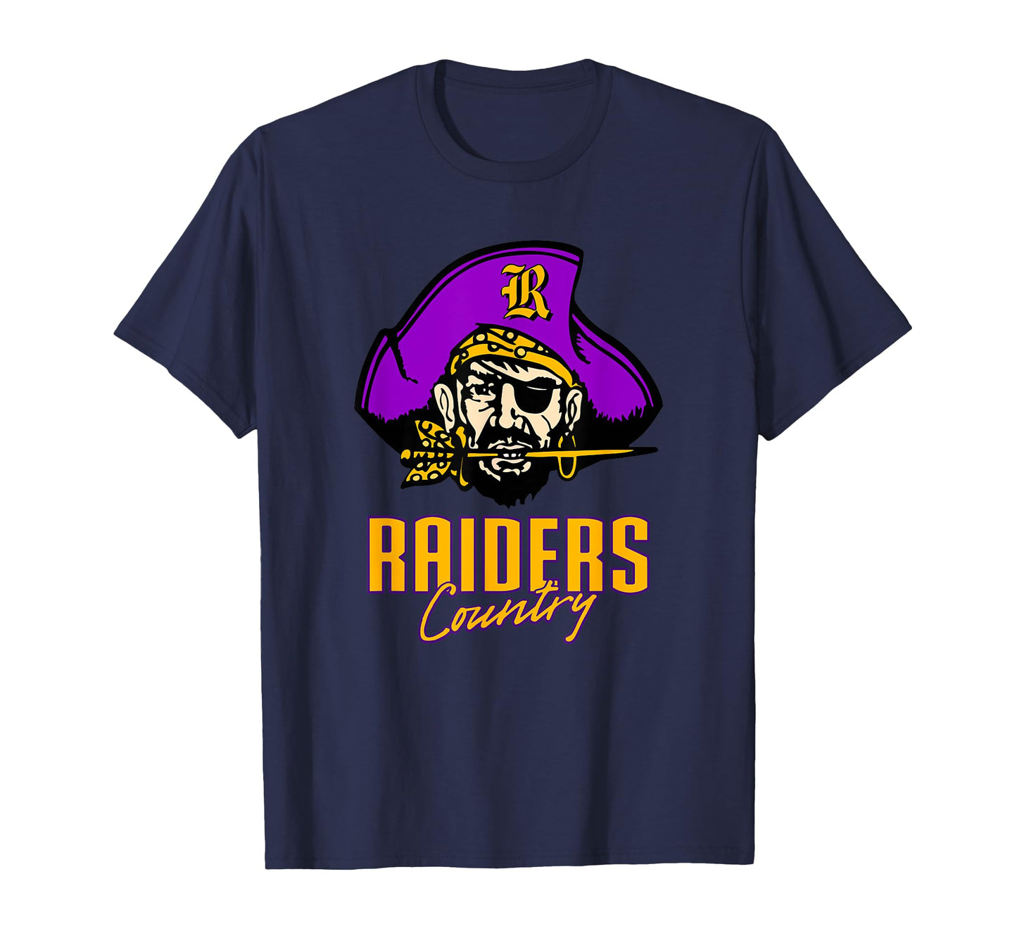 Reynoldsburg Raiders Logo Country HS T-Shirt