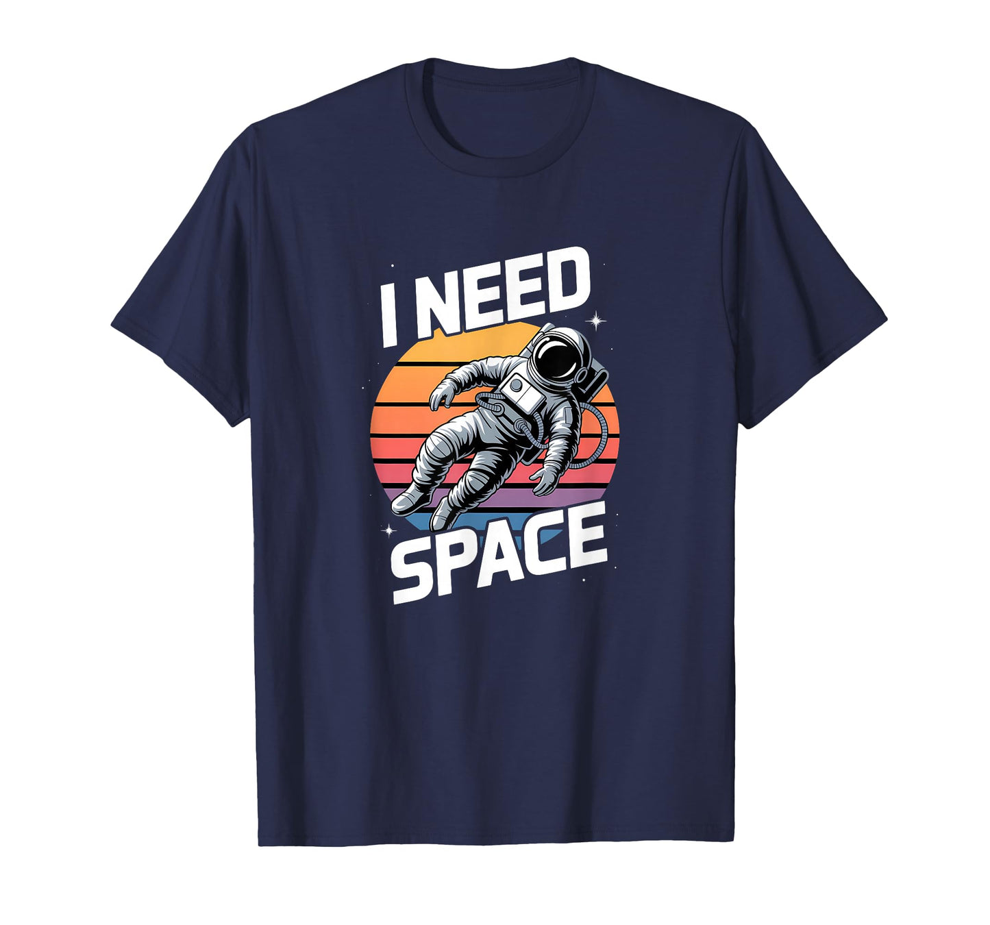 Vintage Space Clothing for Introverts - I Need Space T-Shirt