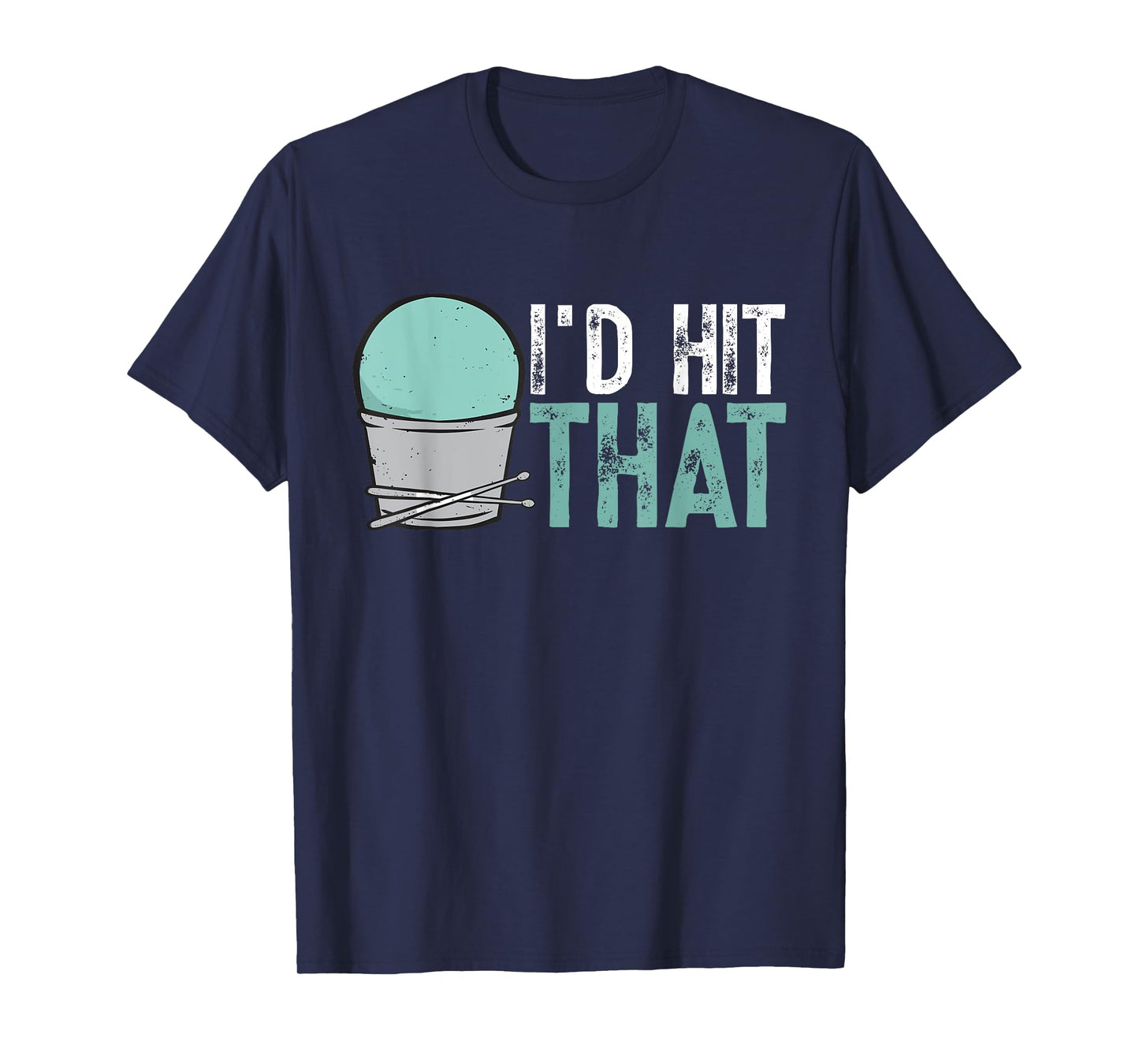 I'd Hit That Gym Fitness Class Workout Cardio Drumming T-Shirt