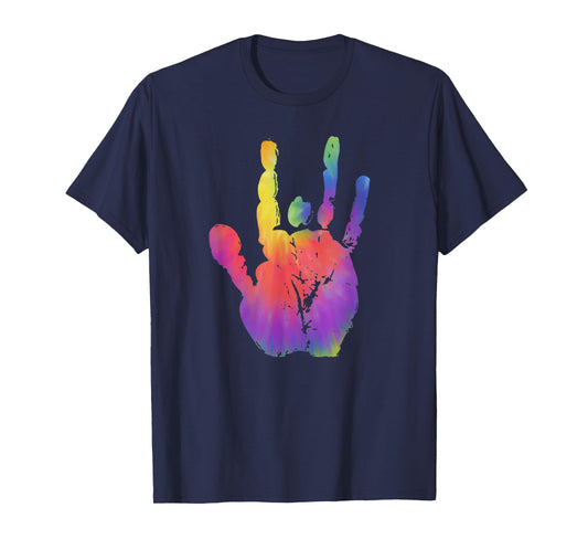 Vintage Retro Jerry Tie Dye Hand Gift Tee T-Shirt