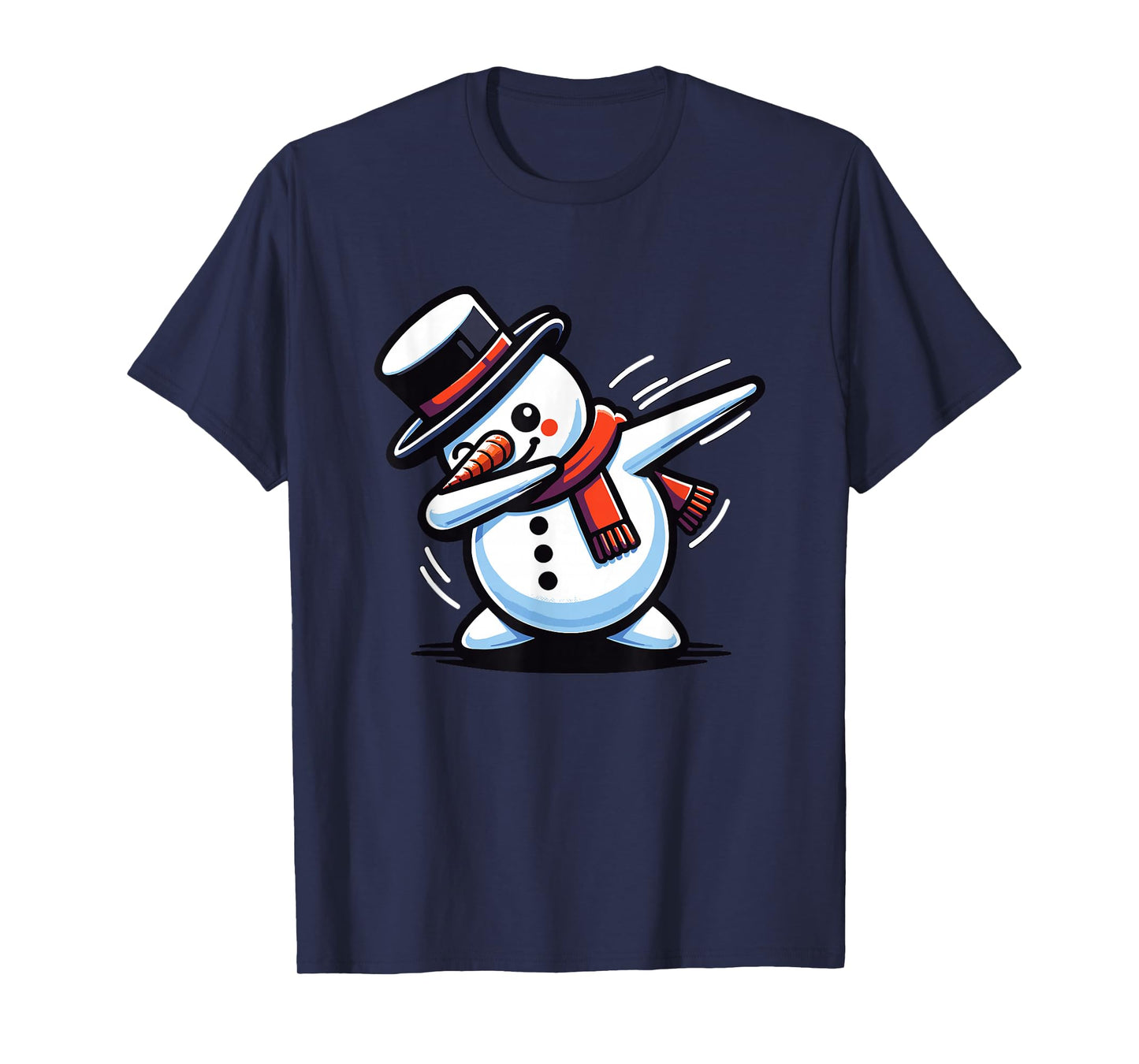 Dabbing Christmas Snowman Dab Christmas T-Shirt