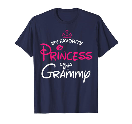 My Favorite Princess Calls Me Grammy Daughter Fathers Day T-Shirt