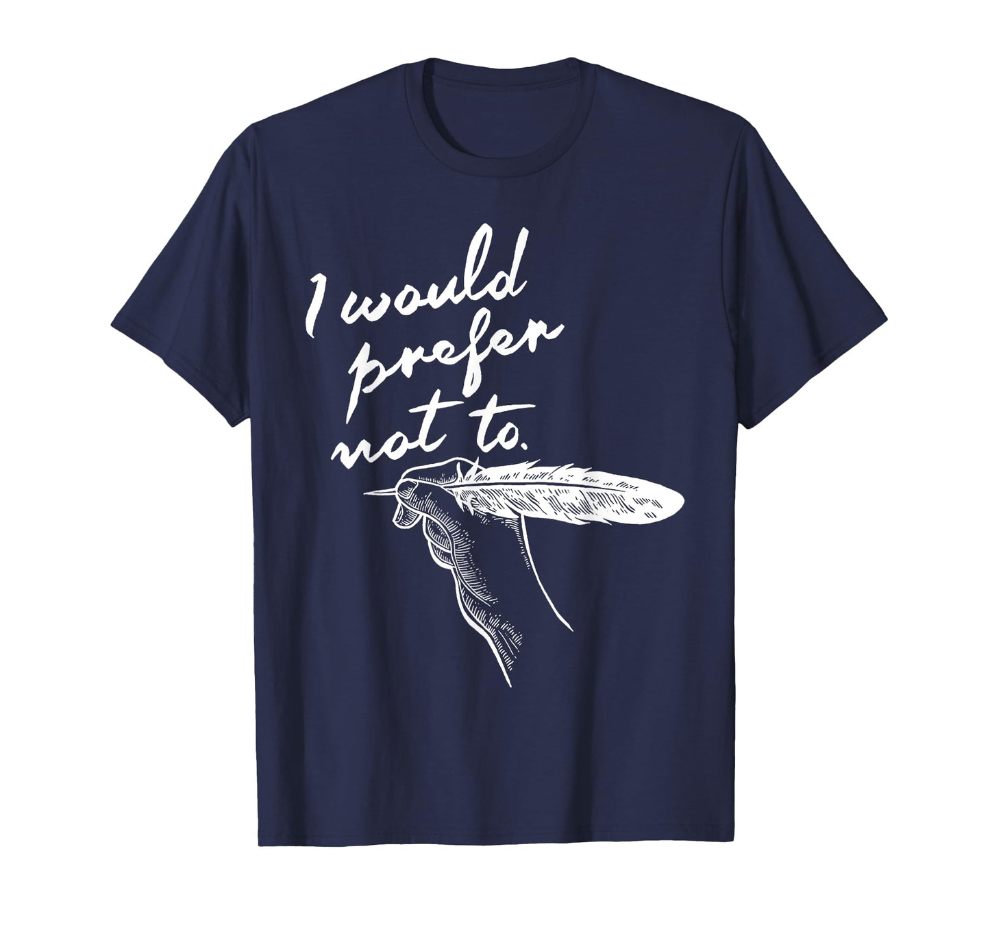 Vintage Funny Quote I Would Prefer Not To Retro Basic meme T-Shirt