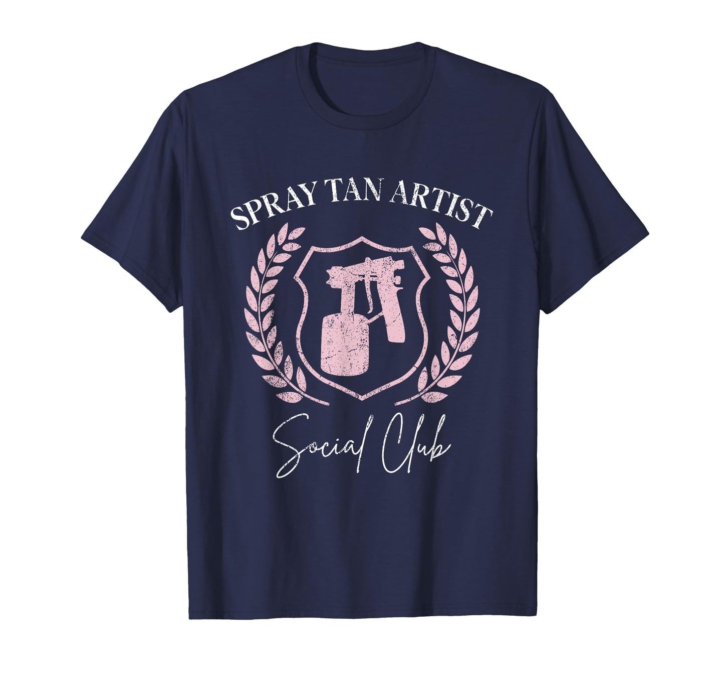 Vintage Spray Tan Artist Social Club Spray Tan Artist T-Shirt