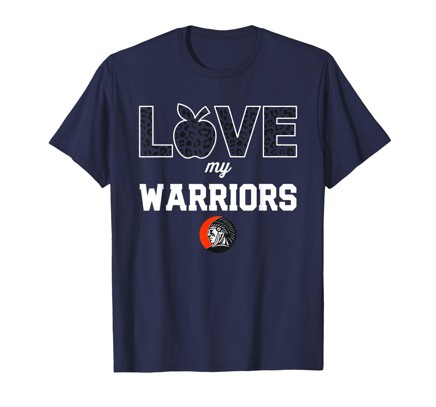 Wesclin Warriors Logo Love My Team HS T-Shirt