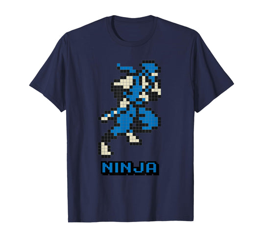 Ninja 8 bits game T-Shirt