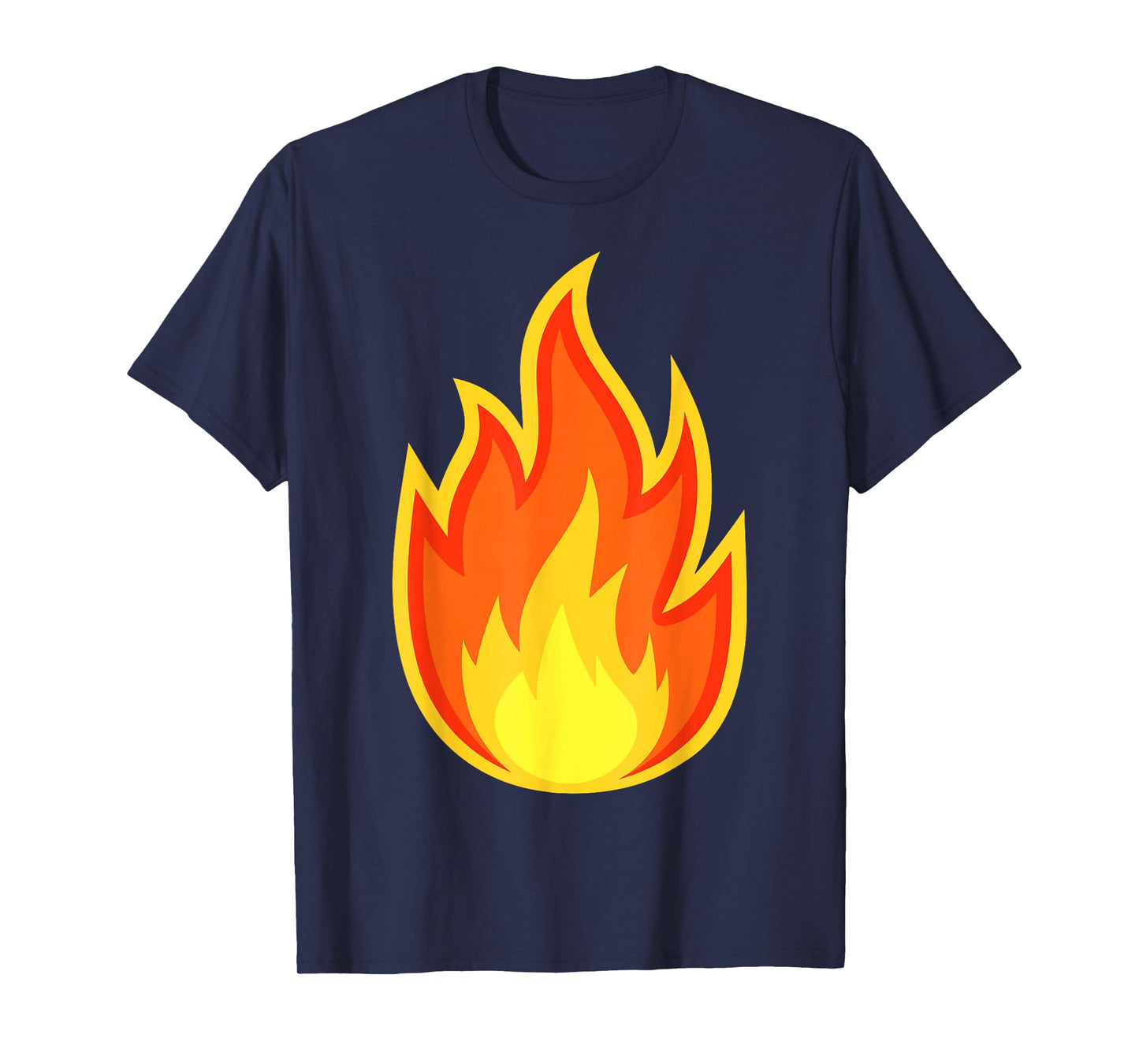 Fire Flame Shirt Adult Kids Men Women Fire Flame Costume T-Shirt