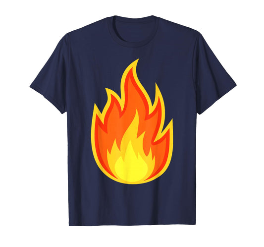 Fire Flame Shirt Adult Kids Men Women Fire Flame Costume T-Shirt