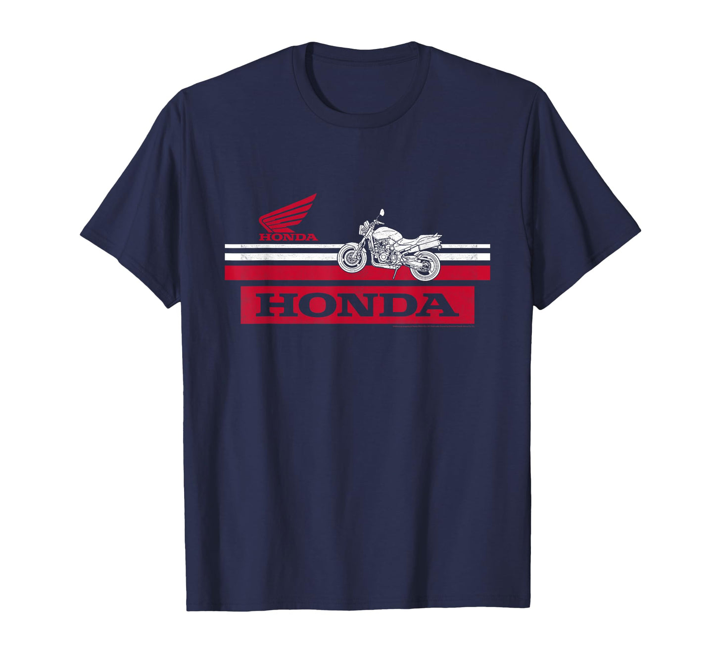 Honda Powersports International Motorcycle Vintage Banner T-Shirt