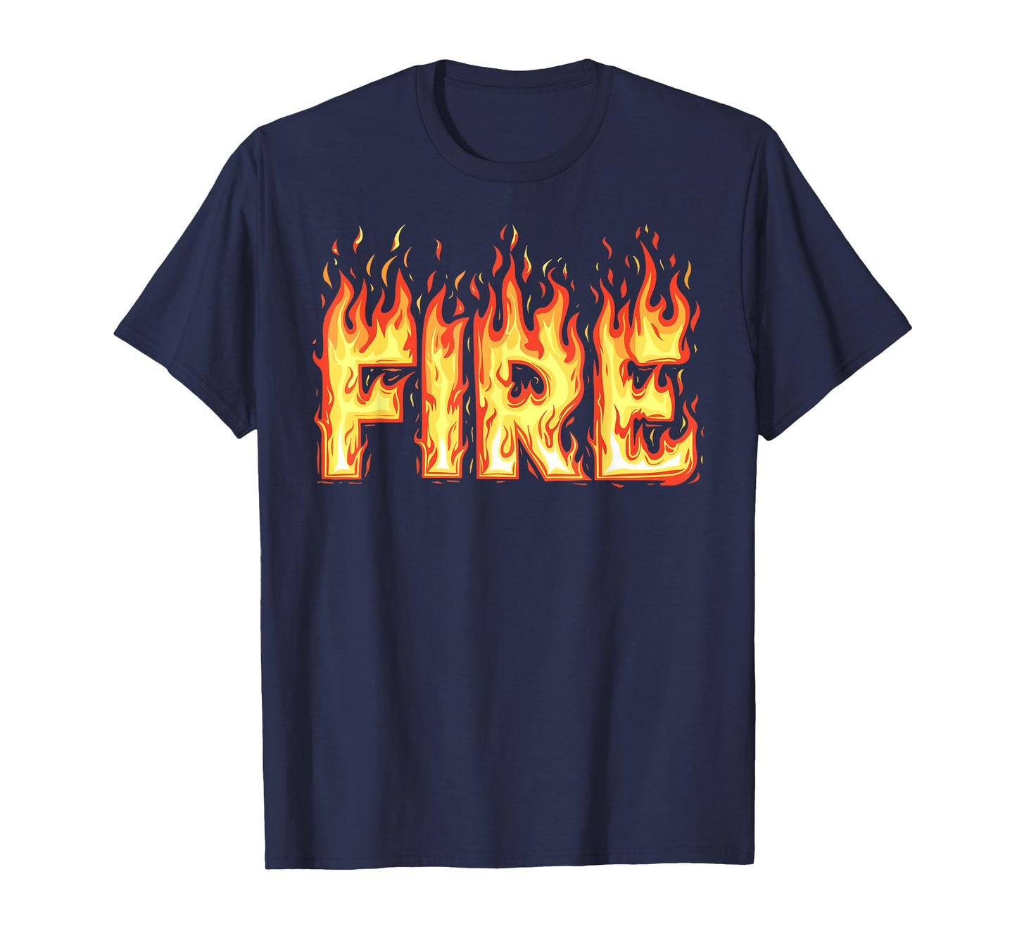 Fire Flame Shirt Adult Kids Men Women Fire And Ice Costume T-Shirt