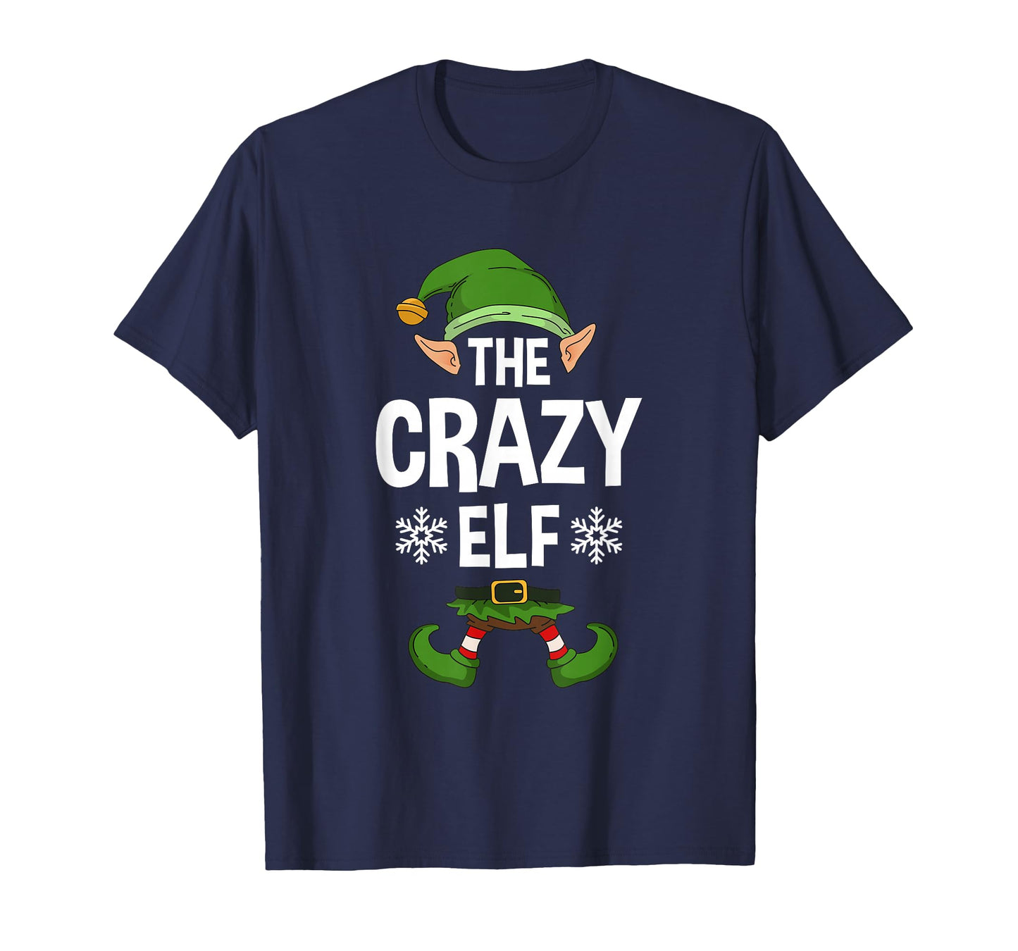 The Crazy Elf Party Family Group Matching X-Mas Saying T-Shirt